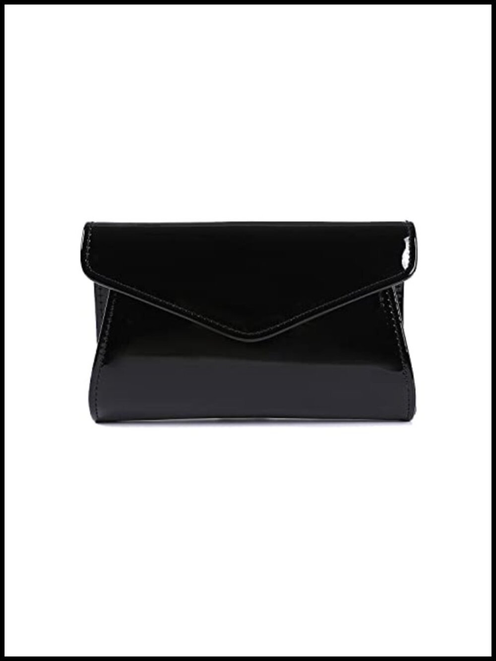 Faux Leather Envelope Clutch Evening Bag Wedding Prom Purse